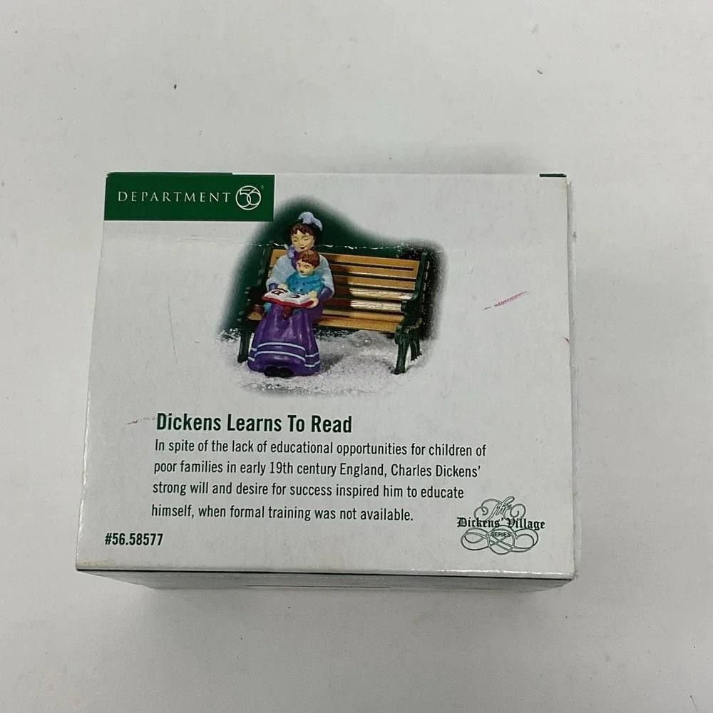 Dept 56 Dickens Village Heritage Dickens Learns To Read Christmas 56.58577